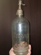 Bottiglia Seltz pubblicitaria birra Pedavena 