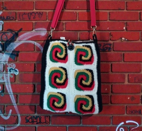 Borsa fatta mano uncinetto - borsa, a