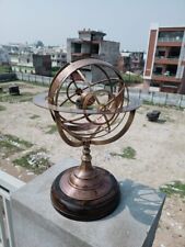 Sfera globo astrolabio ottone armillare antico vintage 21 pollici regalo di N...