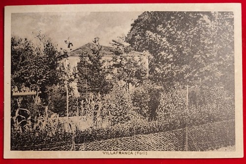 Cartolina forli villa - forli', franca