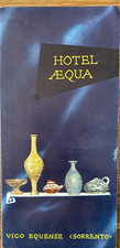 HOTEL AEQUA - VICO EQUENSE (SORRENTO)  -  ITALY -  HOTEL VINTAGE BROCHURE