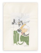 Giorgio BELLANDI - 1964 - 2 Tecniche miste e pastelli su carta, 50x70 cm