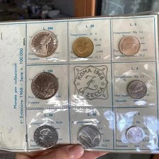 ITALIA DIVISIONALE 1968 COMPLETO DI 8 VALORI CON 500 LIRE CARAVELLE UNC