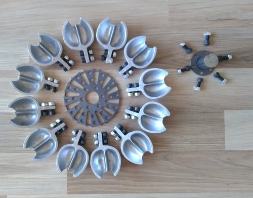 Ruota turbina pelton - ruota, 270mm