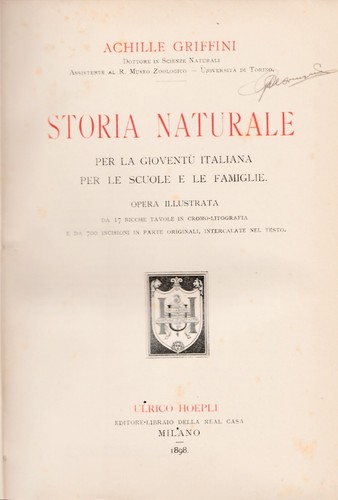 Griffini storia naturale - a.,