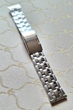 Cinturino Orologio acciaio 20 mm bracciale deployante tipo omega