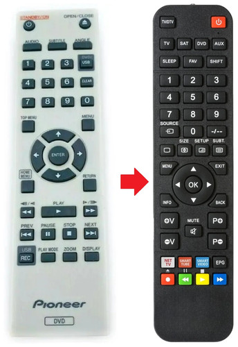 Telecomando adatto per pioneer - telecomando,