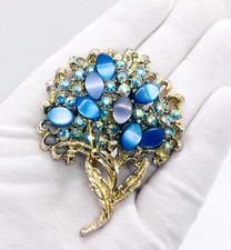 Spilla mazzo di fiori grande