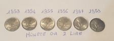 Repubblica Italiana Lotto di 6 Monete da 2 Lire (M2)