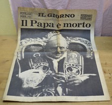 QUOTIDIANO STORICO : IL GIORNO 4 GIUGNO 1963 ( UN GRANDE VUOTO) [SA13]