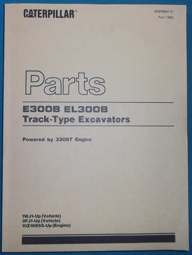 Manuale parti escavatori - escavatori, cat