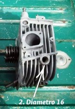 TESTATA APE DIESEL FORO LARGO DIAMETRO 16