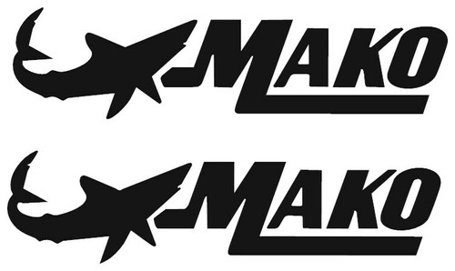 Mako marine boat - boat, sticker