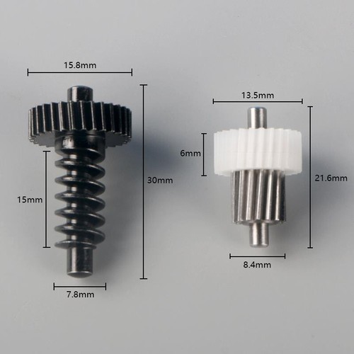Side mirror folding motor gear - side,
