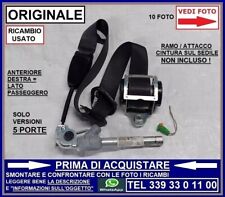 CINTURA DI SICUREZZA ANTERIORE DESTRA PRETENSIONATORE OPEL CORSA D 5 PORTE 07-14