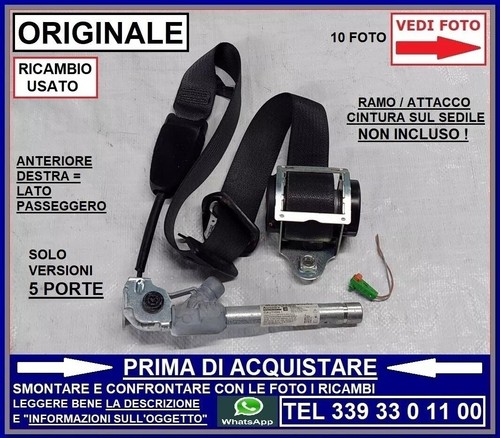 Cintura sicurezza anteriore - di,