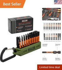 Set di punte esagonali in acciaio S2 20 pezzi per avvitatori a percussione - conservazione compatta e durevole