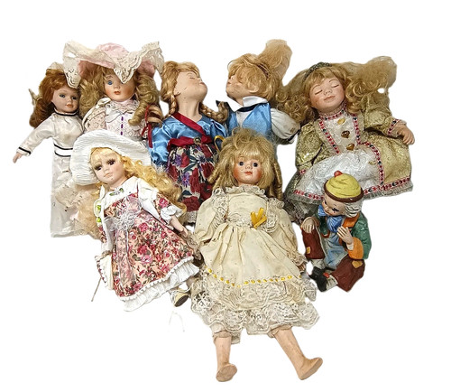 Lotto lavoro bambole vintage - bambole,