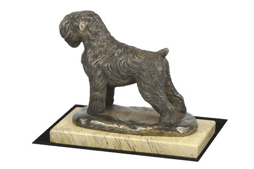 Statua terrier nero russo - di,