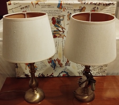 Coppia abat jour vintage