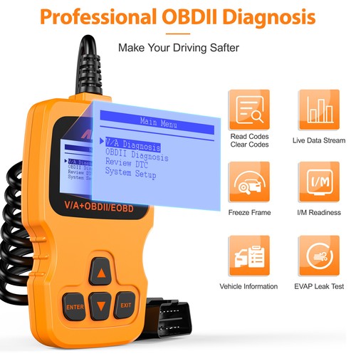 Ancel obd2 scanner ad310 check - ad310,