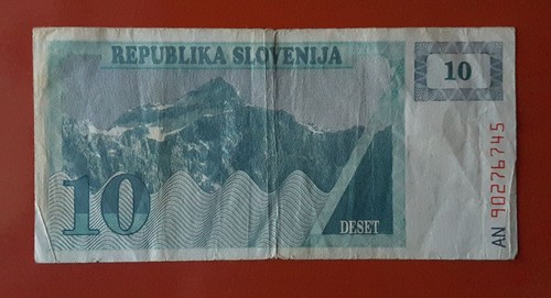 Banconota tolarjev 1990 - 10,