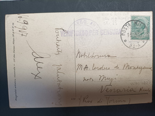 Ww1 posta militare - ww1,