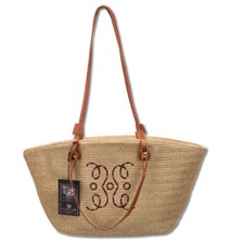 Borsa di paglia estiva da