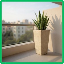 Vaso in cemento pietra fioriera da giardino esterno interno per piante H90