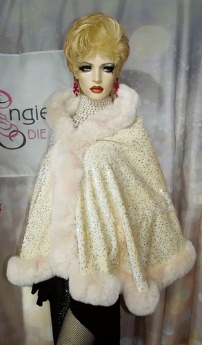 Peluche paillettes pelliccia