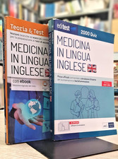 Editest Medicina in lingua Inglese - 2 Tomi (Teoria&Test, 2000 Quiz)
