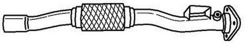 Tubo gas scarico per - cv,