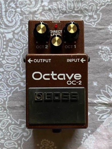 Boss octave guitar effect - oc-2,