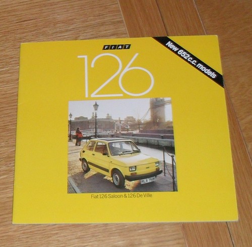 Fiat 126 brochure 1977 - 126,