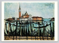 Bernard Buffet Venise Isola San Giorgio Postcard