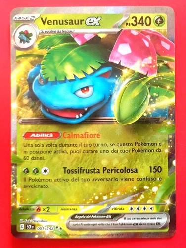 Carta pokemon venusaur - carta,