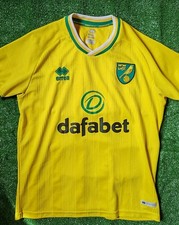 Maglia calcio NORWICH CITY 2020/21 jersey HOME  premier league shirt ERREA S