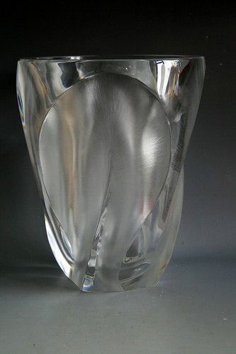 Vaso vetro lalique ingrid - vaso, in