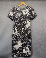 Maxi abito nero con paillettes