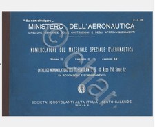 SAVOIA MARCHETTI SM62 IF Asso 750 1932 12a Serie CA48 Nomenclatore  DVD