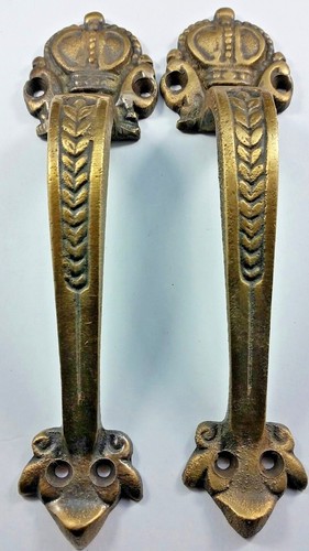 Maniglie corona in ottone - a,