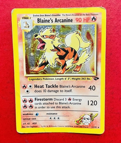 Lotto carte pokemon - pokemon, blaine’s