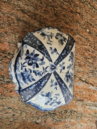 Vaso cinese bianco blu - cinese,
