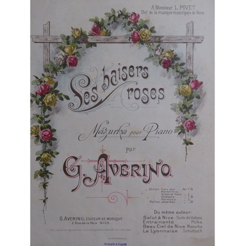 Averino baci rosa - averino, piano