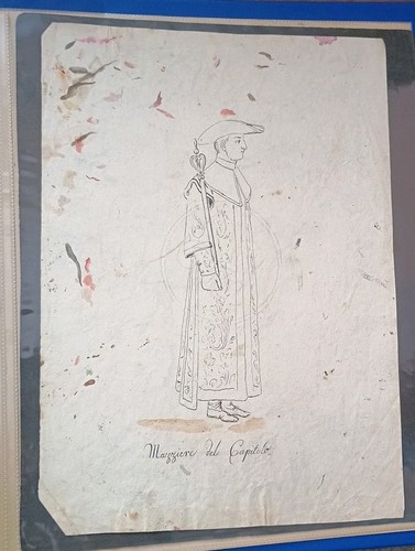 Disegno mazziere del - disegno, "mazziere