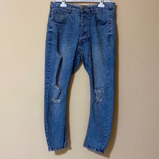 Bruno Leoni Jeans Slim Fit Skinny Strappi Effetto Strappato Casual Streetwear