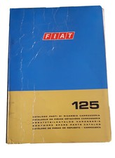 Fiat 125 Catalogo Parti di
