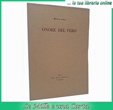 Luzi ONORE DEL VERO Neri Pozza