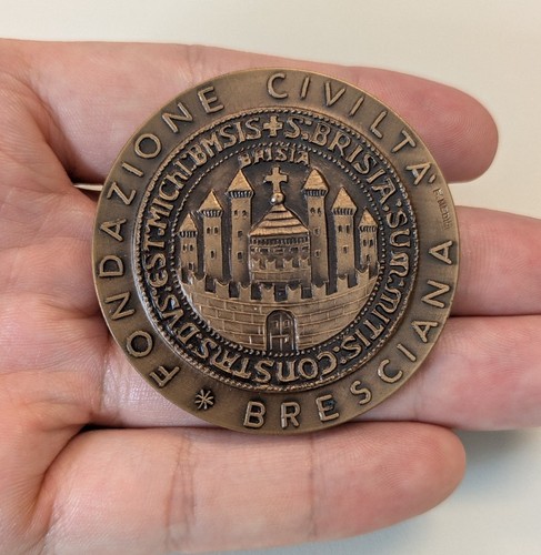 Brescia medaglia bronzo - brescia,