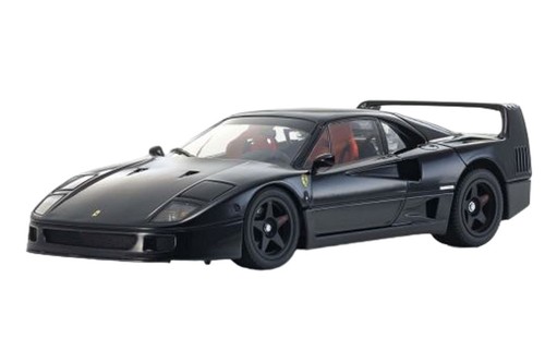 Kyosho ferrari f40 nero 1987 - nero,